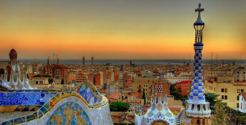 Atardecer en Barcelona