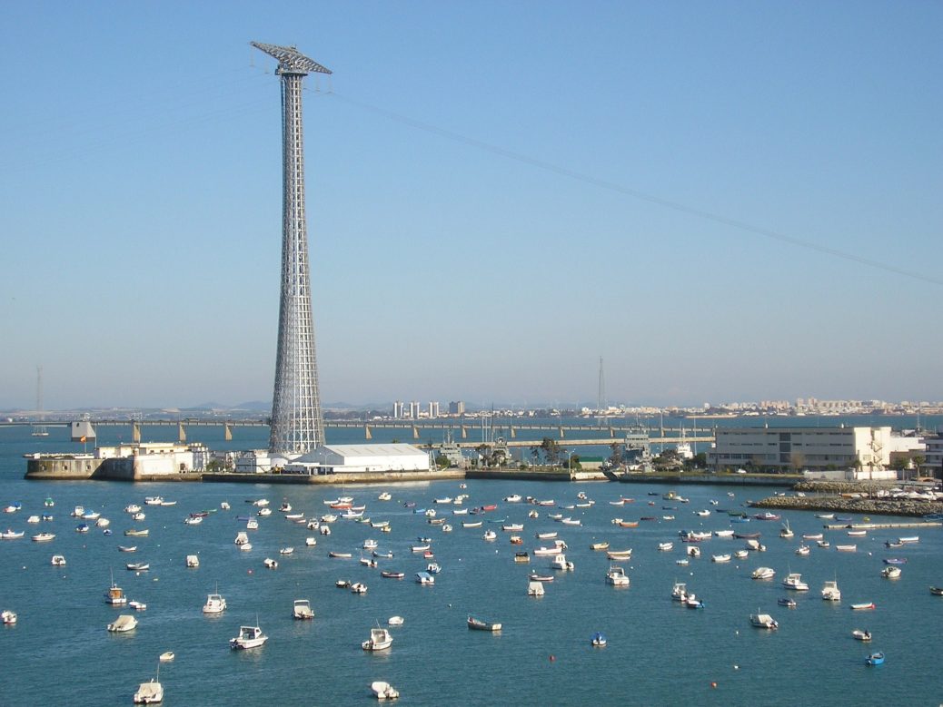 Cadiz vista desde la torre puntales